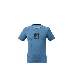 Pánske tričko MILLET Ubic Wool Ts Ss M, modré Pánske tričko MILLET Ubic Wool Ts Ss M, modré