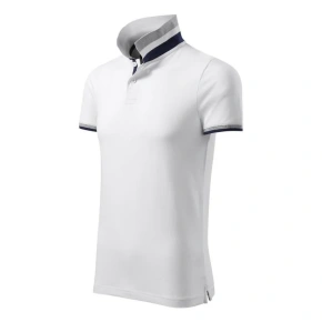 Malfini Collar Up M MLI-25600 biele polo tričko