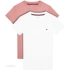 Dievčenské tričko 2Pack CN TEE SS UG0UG00307 0VP white/pink - Tommy Hilfiger