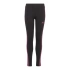Dámske legíny s 3 prúžkami Jr IC3627 Black with Pink - Adidas