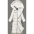 Dámska dlhá zimná bunda AG3-3038 light beige - Ann Gissy