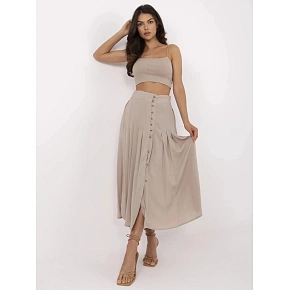 Dámska sukňa D73761M50187B béžová - Sublevel