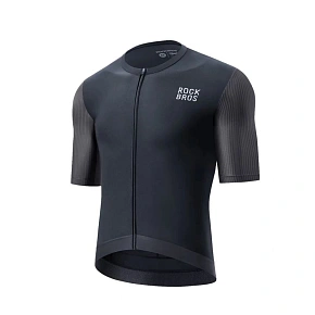 Cyklistický dres Rockbros 15200025 krátky rukáv veľkosť S - čierny