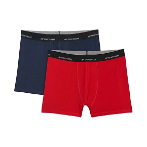 Pánske boxerky 4F M080 2-pack multicolor 4FWMM00UBXSM080 90S Pánske boxerky 4F M080 2-pack multicolor 4FWMM00UBXSM080 90S