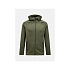 Mikina Peak Performance Rider Essentials Zip Hood Sweatshirt - pine needle/pine needle veľkosť: m