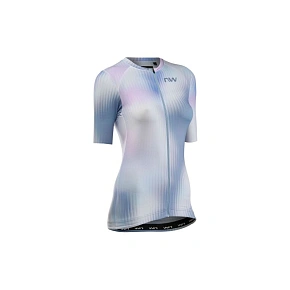 Cyklistické tričko NORTHWAVE Blade Woman Jersey S/s, sivé