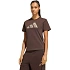 Dámske tričko adidas Animal Graphic, hnedé, KT2676