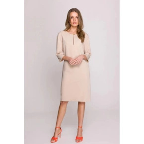 Dámske šaty S394 Beige - Stylove