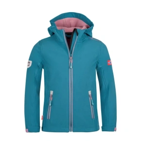 Trollkids Dievčenská softshellová bunda Trollfjord Jacket Jr 175-334