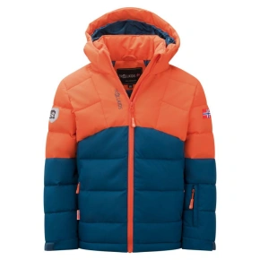 Detská zimná bunda Trollkids Gryllefjord Waterproof Orange/Blue (365-428)