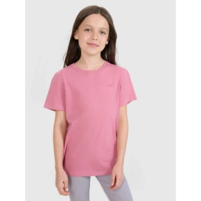 Dievčenské jednofarebné tričko 4F 4FJWSS25TTSHF2177-56S Dievčenské jednofarebné tričko 4F 4FJWSS25TTSHF2177-56S