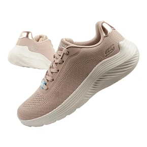 Skechers dámske športové topánky Bobs Squad Waves beige ľahké módne dámske