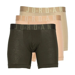 Pánske boxerky Air Jordan Flight Men's Modal Boxer Briefs, balenie po 3 kusoch, konope – JM0621-X0L