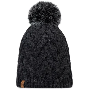 Pletená fleecová čiapka Buff Caryn Beanie 13674390110 Čierna Jedna veľkosť