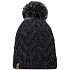Pletená fleecová čiapka Buff Caryn Beanie 13674390110 Čierna Jedna veľkosť