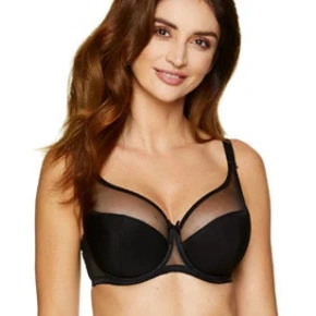 Dámska polovystužená podprsenka Zara / B3 black - Gorteks