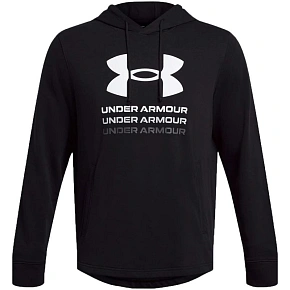 Pánska mikina Under Armour UA Rival Terry Graphic Hoodie, čierna, 1386047 001 Pánska mikina Under Armour UA Rival Terry Graphic Hoodie, čierna, 1386047 001