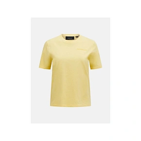 Tričko PEAK PERFORMANCE Original Small Logo Tee Women, žlté Tričko PEAK PERFORMANCE Original Small Logo Tee Women, žlté