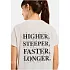 Koszulka z krótkim rękawem damska ODLO T-shirt crew neck s/s ESSENTIAL PRINT beżowa