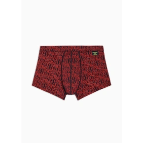 Pánske boxerky 112074 3F508 56936 čierne so vzorom - Emporio Armani