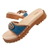 Dámske dreváky W F305492349 hnedo-modré - Scholl Iconic