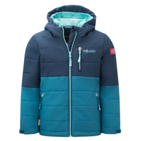Zimná bunda pre dievčatá/chlapcov Trollkids Kids Hemsedal Snow Jacket XT zateplená modrá (513-104)