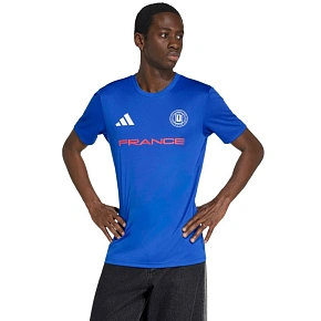 Pánske tričko adidas France 26 Jersey blue KH2312 pánske Pánske tričko adidas France 26 Jersey blue KH2312 pánske