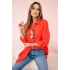 Dámska mušelínová košeľa 208 Červená - K-Fashion
