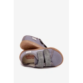 Detské barefoot papuče BF3 Grey - Milami