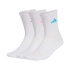 Adidas Linear Crew Cushioned Sportswear Crew C 3P ponožky White KC9623