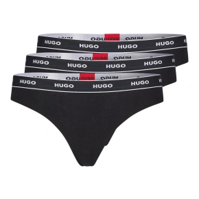 Dámske tangá BOSS 3Pack Stripe 50469681-001 - HUGO