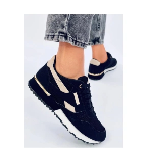 Dámska športová obuv YY41 Black with beige - Inello