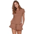 Dámske pyžamo PM.4315 Brown - Doctor Nap