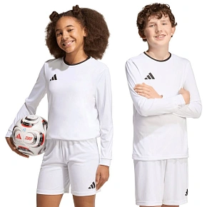 Adidas Entrada 26 Detské tričko s dlhým rukávom White KF5874 Adidas Entrada 26 Detské tričko s dlhým rukávom White KF5874