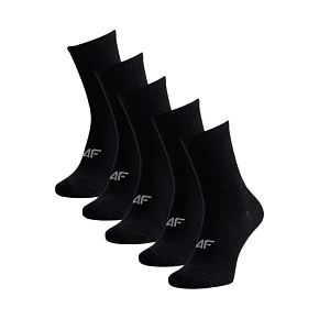 Pánske ponožky 4F M481 5pak deep black 4FWMM00USOCM481 20S