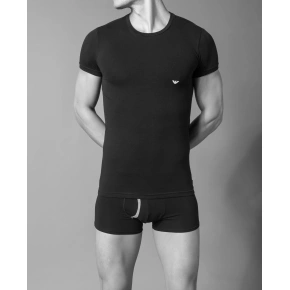 Pánske tričko 111035 CC729 00020 black - Emporio Armani