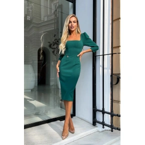 Dámske šaty 264 model 170847 Tmavo zelená - Bicotone