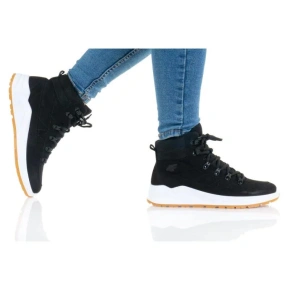 Dámske športové členkové topánky W H4L21-OBDH252 Black with White - 4F