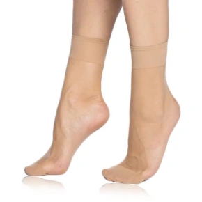 Dámske hodvábne ponožky FLY SOCKS 15 DEN Almond - BELLINDA