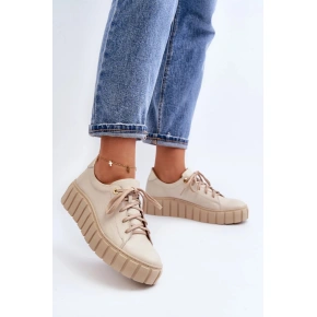 Dámska športová obuv 2919 Beige - ZAZOO.