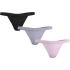Dámske tangá 3Pack UW0UW05017 0V9 black/purple/st. ružová - Tommy Hilfiger