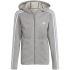 Mikina Adidas Essentials s 3 prúžkami a zipsom Jr IC3635