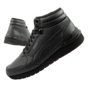 Puma ST Runner v4 Mid športové topánky Pánske členkové tenisky Black