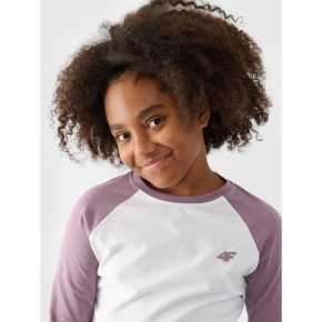 Dievčenské nohavice Regular Plain Sleeve Long Sleeve 4F Junior 4FJWAW24TLONF291-51S