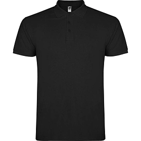 Tričko POLO s krátkym rukávom čierne