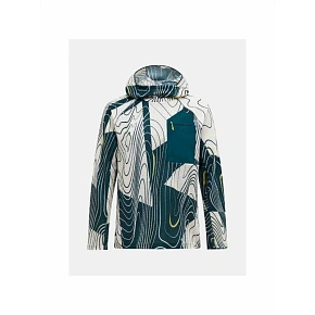 Pánska mikina PEAK PERFORMANCE M Freelight Aop Polartec Alpha Hood, viacfarebná Pánska mikina PEAK PERFORMANCE M Freelight Aop Polartec Alpha Hood, viacfarebná