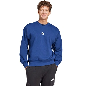 Pánska mikina adidas Essentials Feelcozy, modrá, JE3792