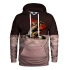 Unisex mikina s kapucňou Deer Water Bonaparte H-K AFD947 old pink - Flike