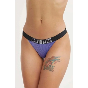 Dámske plavkové nohavičky KW0KW02611 C86 Blue - Calvin Klein