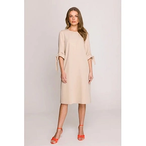 Dámske šaty S393 béžová - Stylove